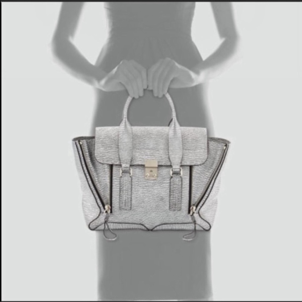 3.1 Phillip Lim Pashli Medium Silver Bag